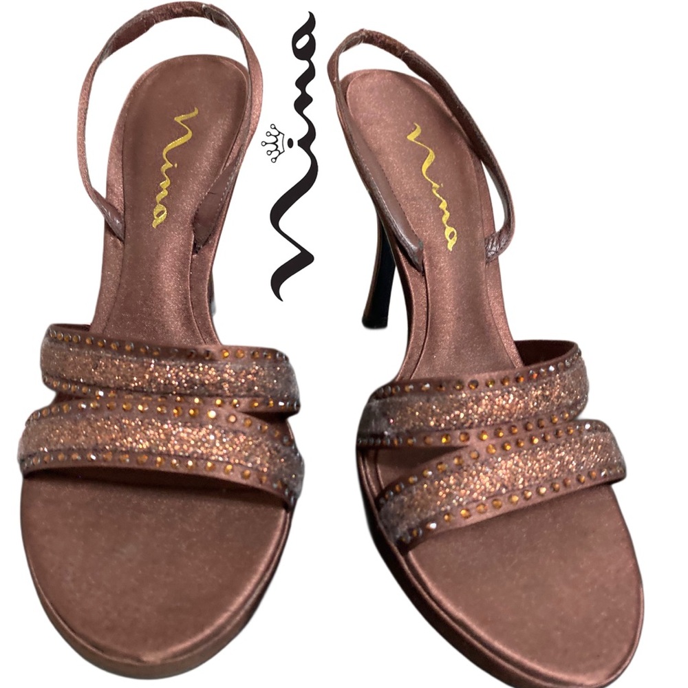 Nina Women's Brown Strappy Sandals